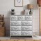 Sorbus Dresser with 9 Drawers - Furniture Storage Chest Tower Unit for Bedroom, Closet, etc - Steel Frame, Wood Top, Fabric Bins